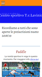 Mobile Screenshot of centrosportivolavinio.com